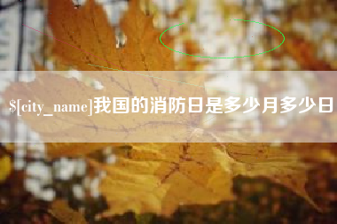 商丘我国的消防日是多少月多少日