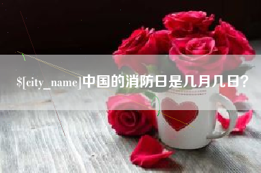 商丘中国的消防日是几月几日？