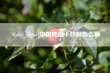 商丘中国地图手抄报怎么画
