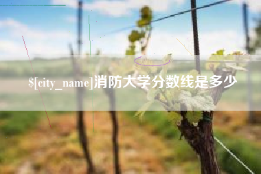 商丘消防大学分数线是多少