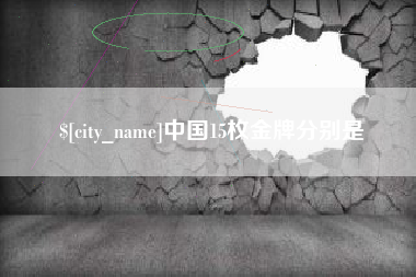 商丘中国15枚金牌分别是