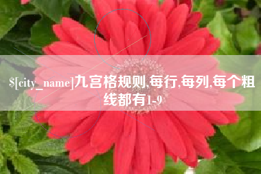 商丘九宫格规则,每行,每列,每个粗线都有1-9