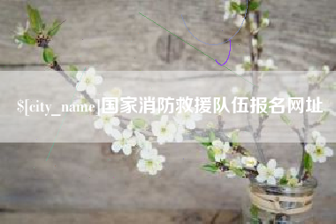 商丘国家消防救援队伍报名网址