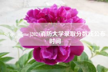 商丘2024消防大学录取分数线公布时间