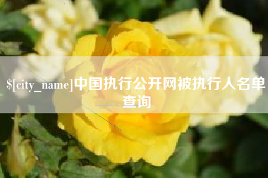 商丘中国执行公开网被执行人名单查询