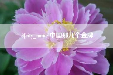 商丘中国那几个金牌