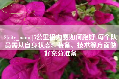商丘5公里接力赛如何跑好-每个队员需从自身状态、装备、技术等方面做好充分准备