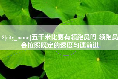 商丘五千米比赛有领跑员吗-领跑员会按照既定的速度匀速前进