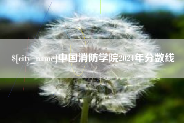 商丘中国消防学院2024年分数线