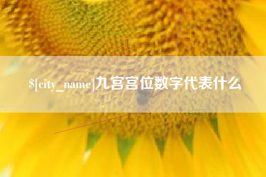 商丘九宫宫位数字代表什么
