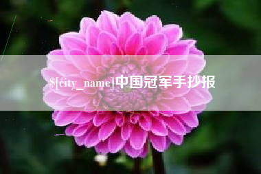 商丘中国冠军手抄报