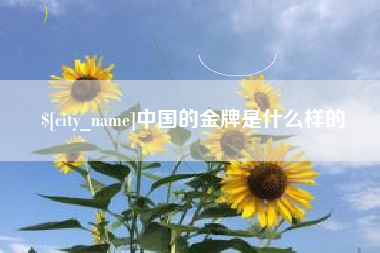 商丘中国的金牌是什么样的