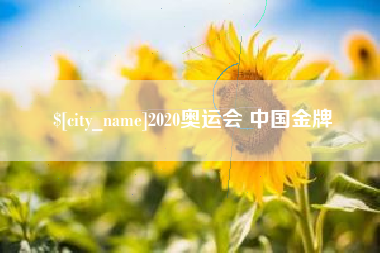 商丘2020奥运会 中国金牌
