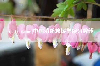 商丘中国消防救援学院分数线